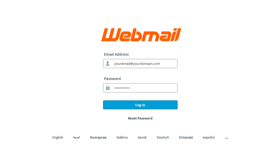 Web Mail login