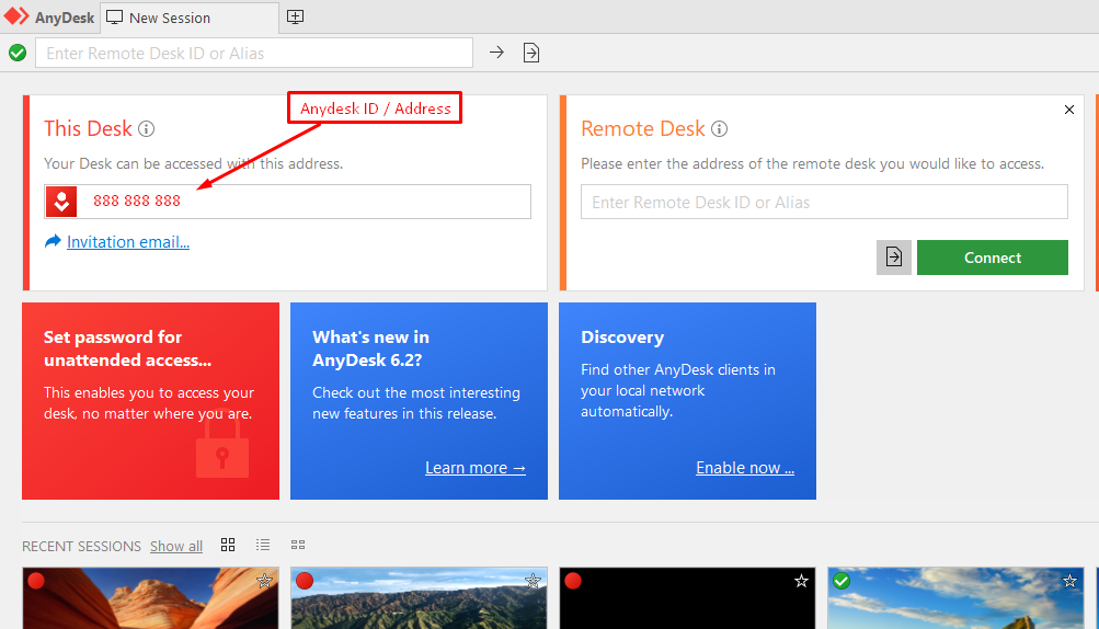 anydesk address