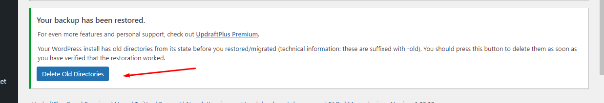 check your all website and then delete old WordPress
